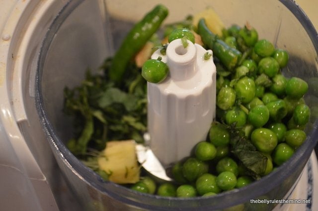 Grind green ingredients