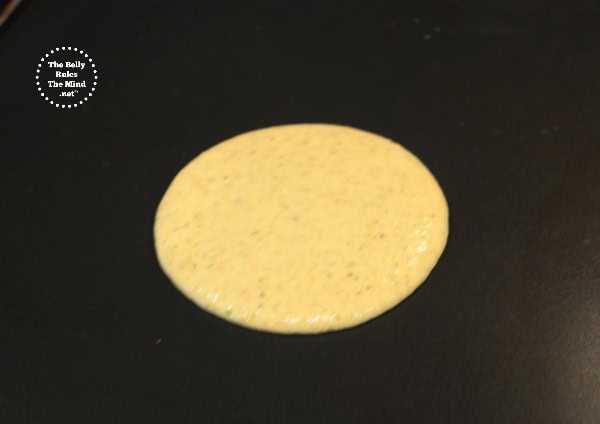  making the dosa