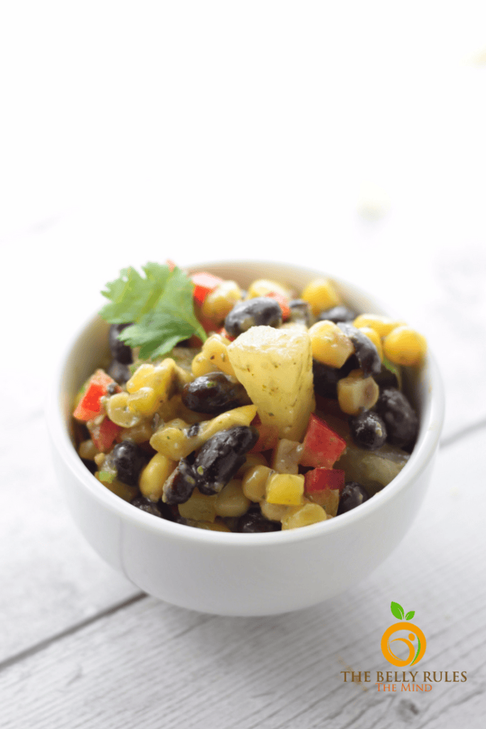 Tex Mex Salad with Cilantro Yogurt Dressing