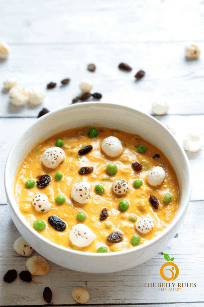 Fox Nuts Lotus Nuts Peas Curry