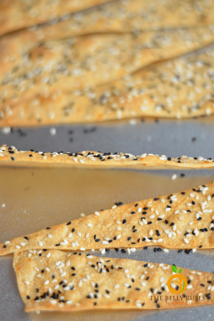 air fryer lavash chips / crackers