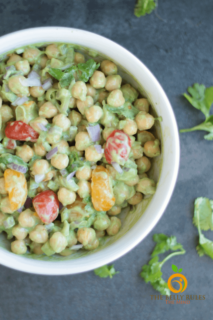 chickpea salad chole salad