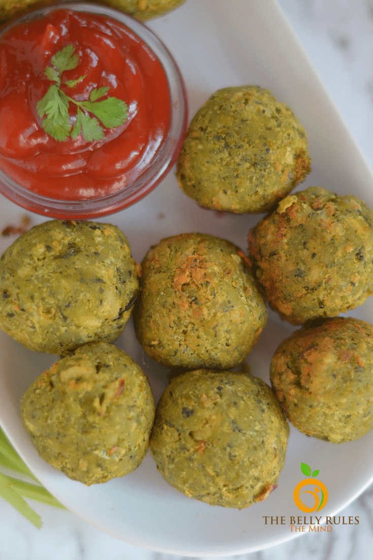 Vegan Hara Bhara Falafel kabab