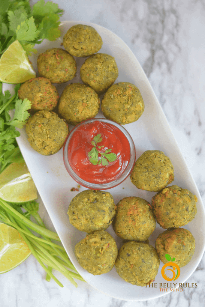 Vegan Hara Bhara Falafel kabab