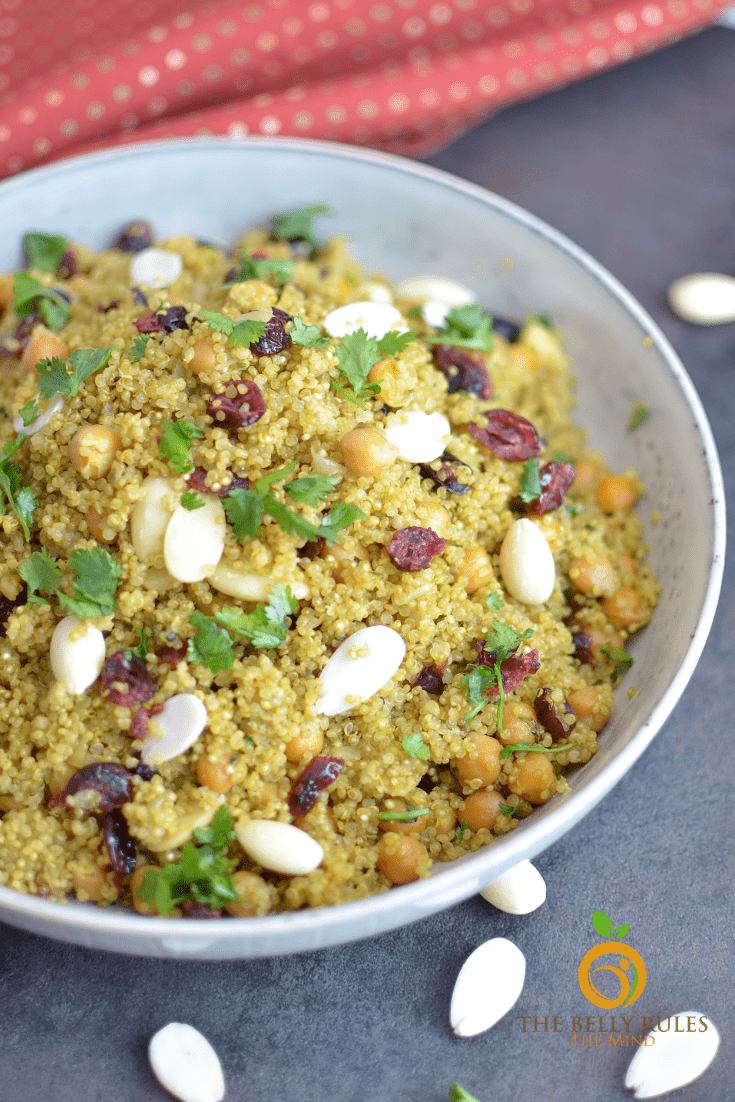 nstainstant pot curried quinoa pilaf (