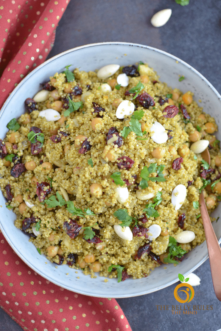 nstainstant pot curried quinoa pilaf (