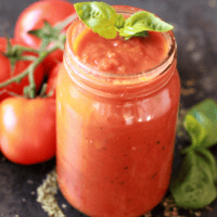 homemade marinara sauce