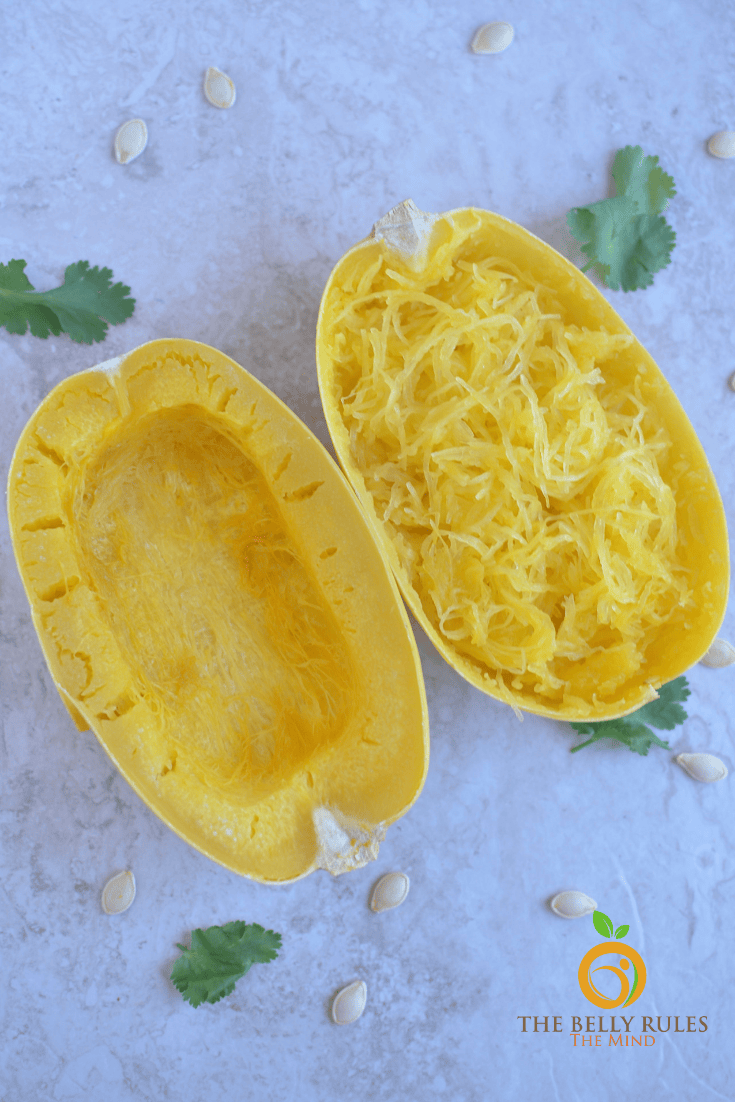 Spaghetti Squash Noodle (Pressure Cooker + Oven + Microwave oven)