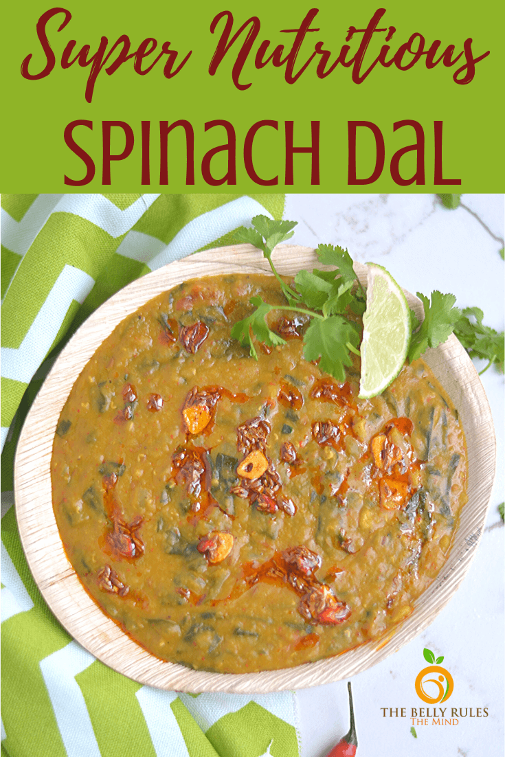 Instant Pot Dal Palak / Spinach Dal Recipe 