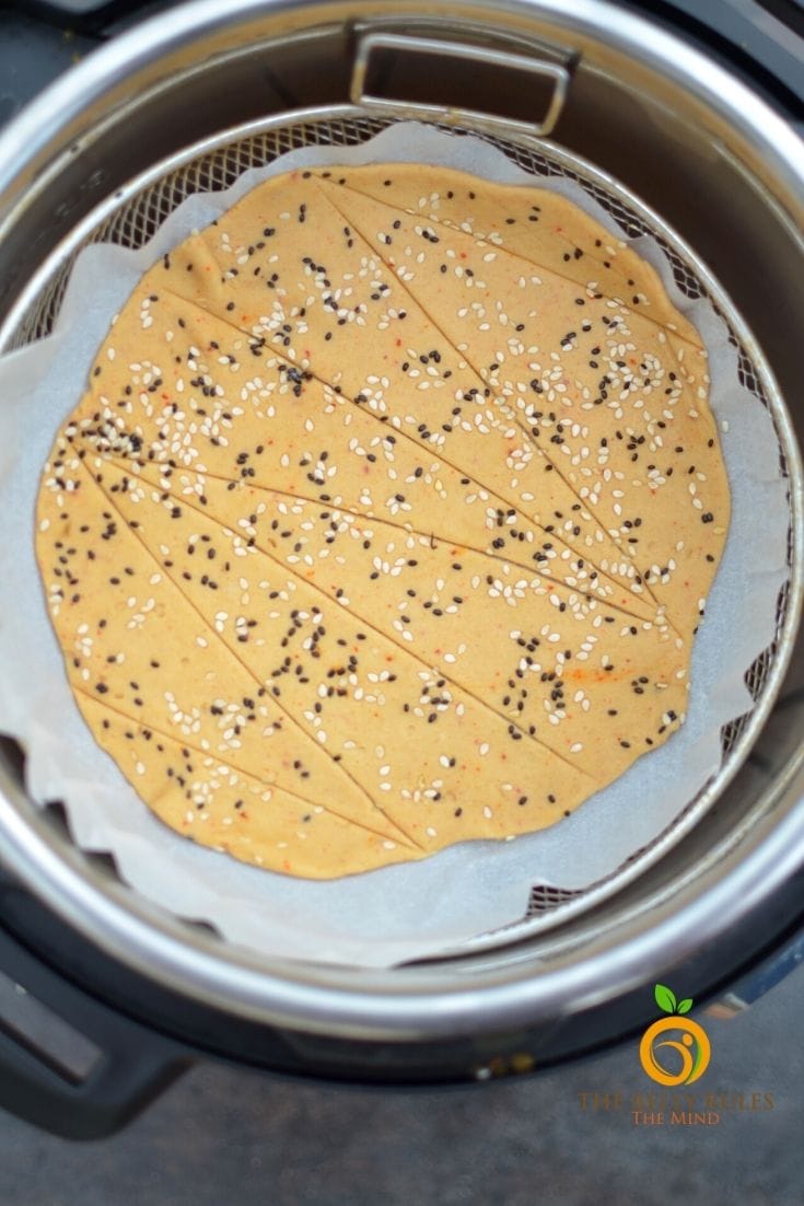 air fryer lavash chips / crackers