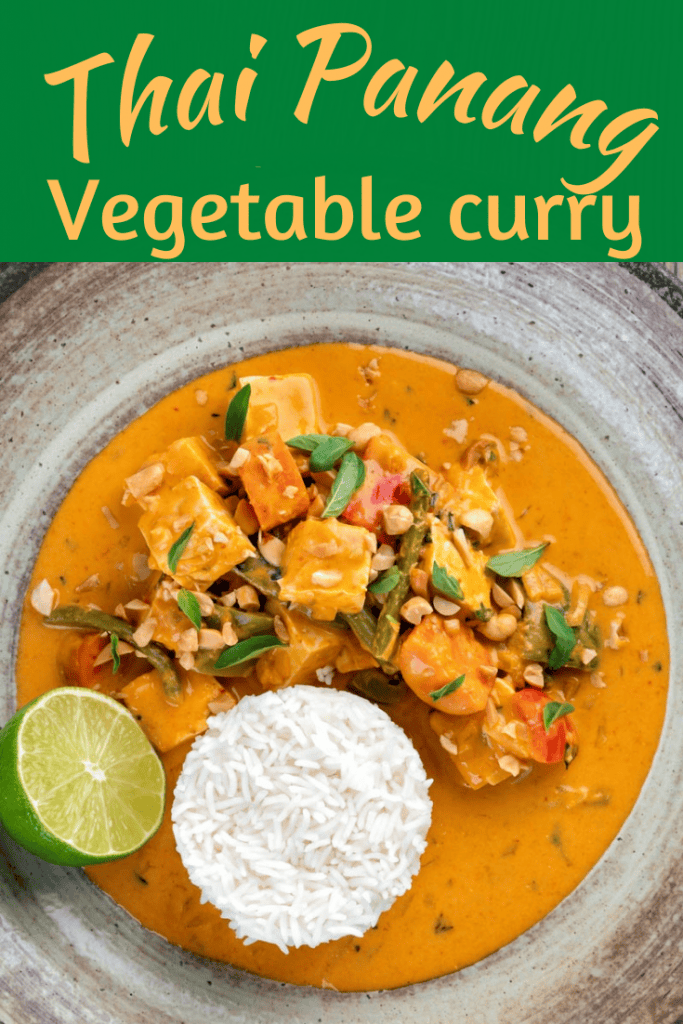 Thai panang curry , vegetable panang curry