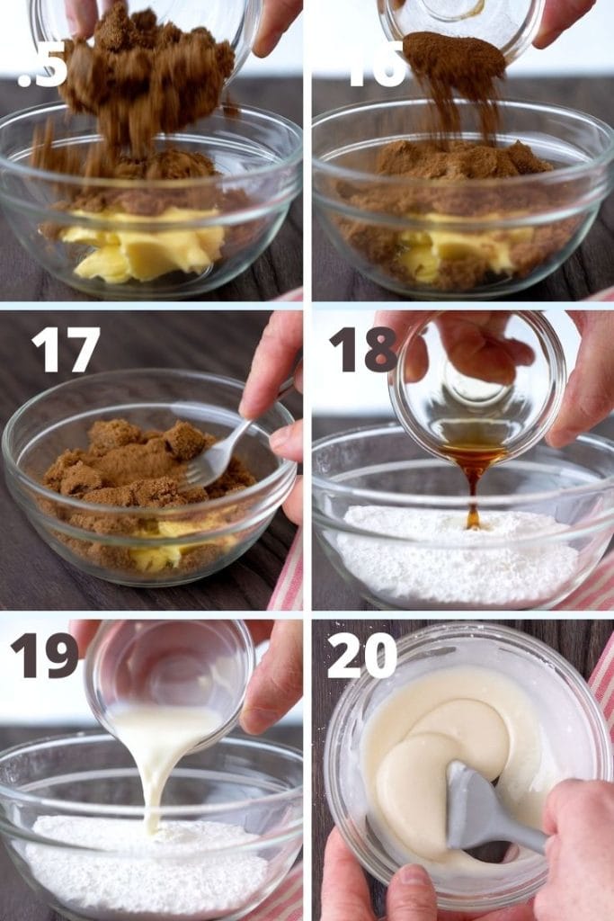 Cinnamon buns salad step by step instructions (1)