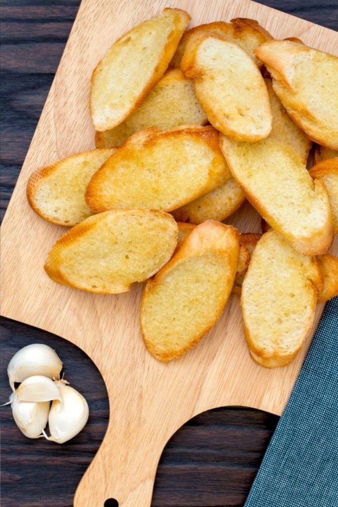 Crostini Bread Recipe , Toasted crostini