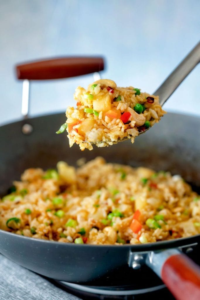 Thai pineapple fried rice recipe