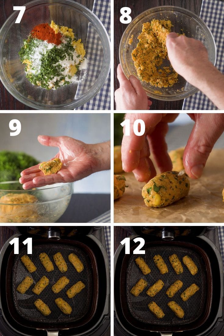 Air fryer Corn nuggets