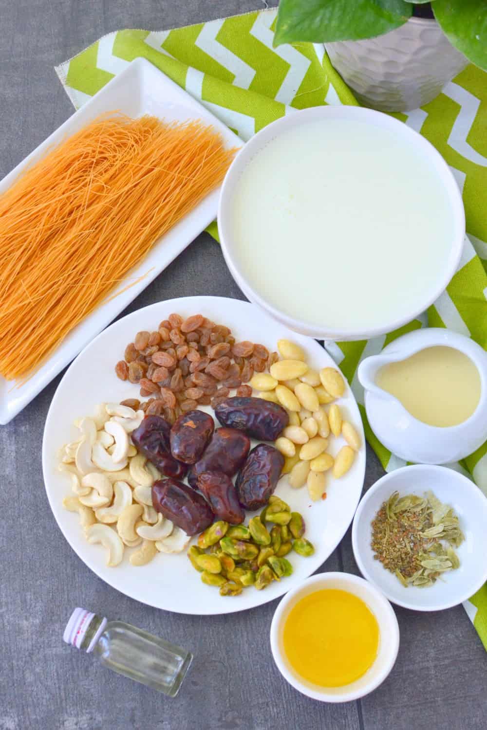 Ingredients for seviyan recipe