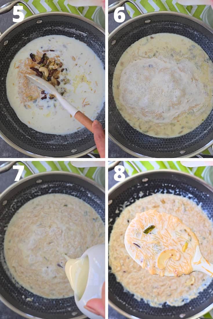 Step by step instruction for Traditional Sheer Khurma Seviyan Recipe