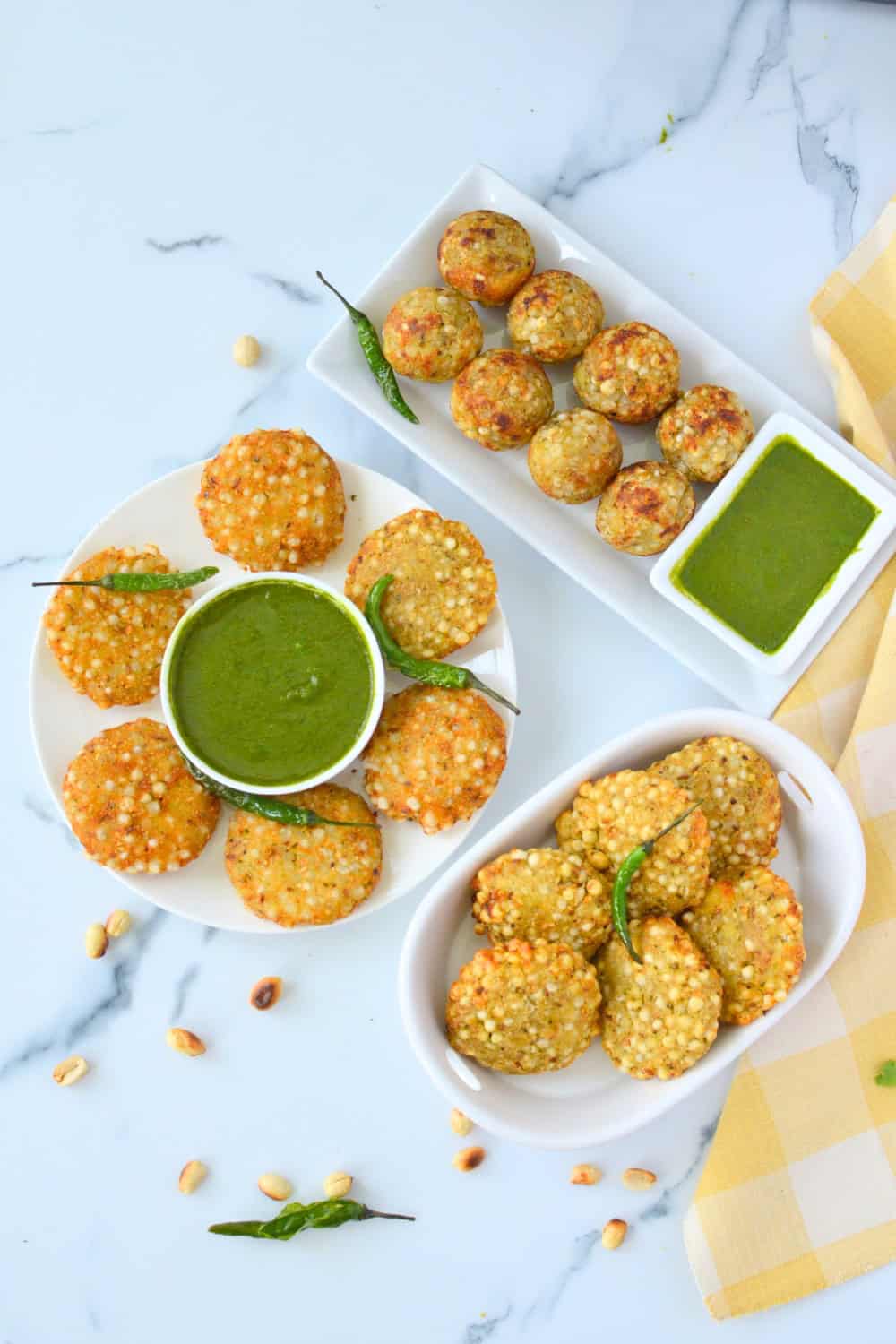  sabudana made 3 ways fried/ air fyer / appe pan recipe