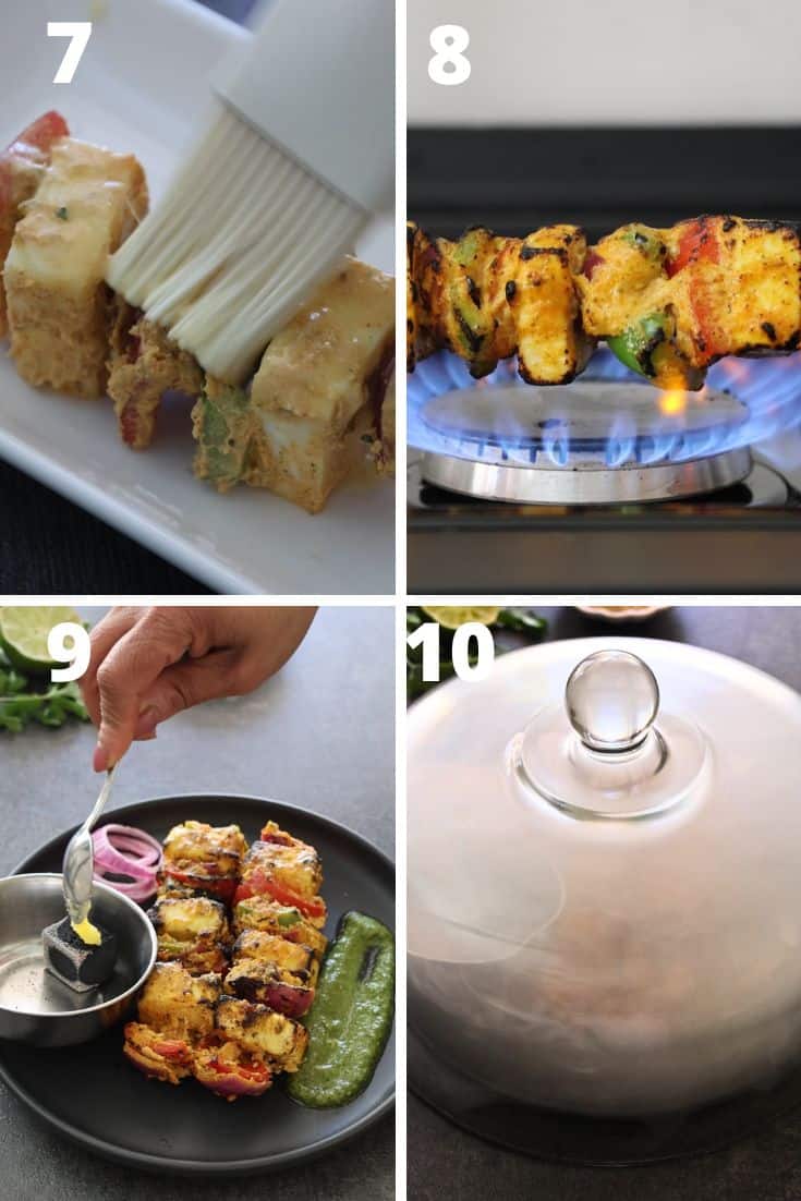 steps to make paneer tikka