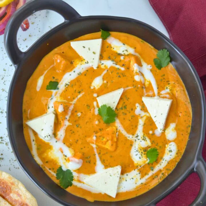 Creamy Shahi paneer recipe