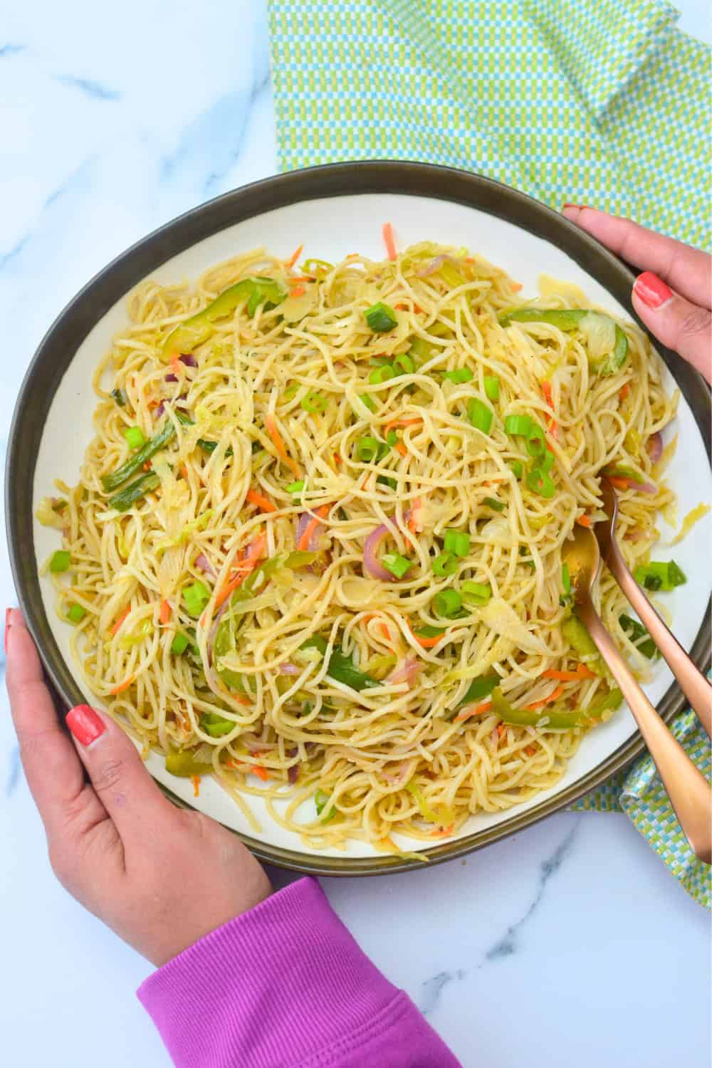 Desi Chow Mein recipe