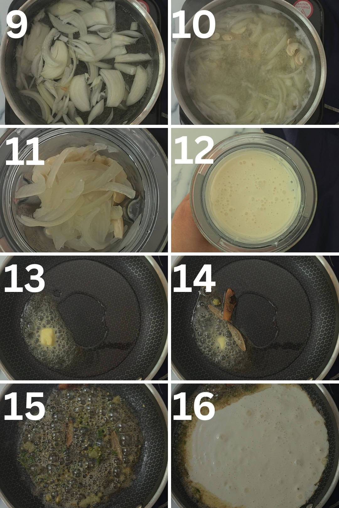 How to make white gravy for Malai kofta